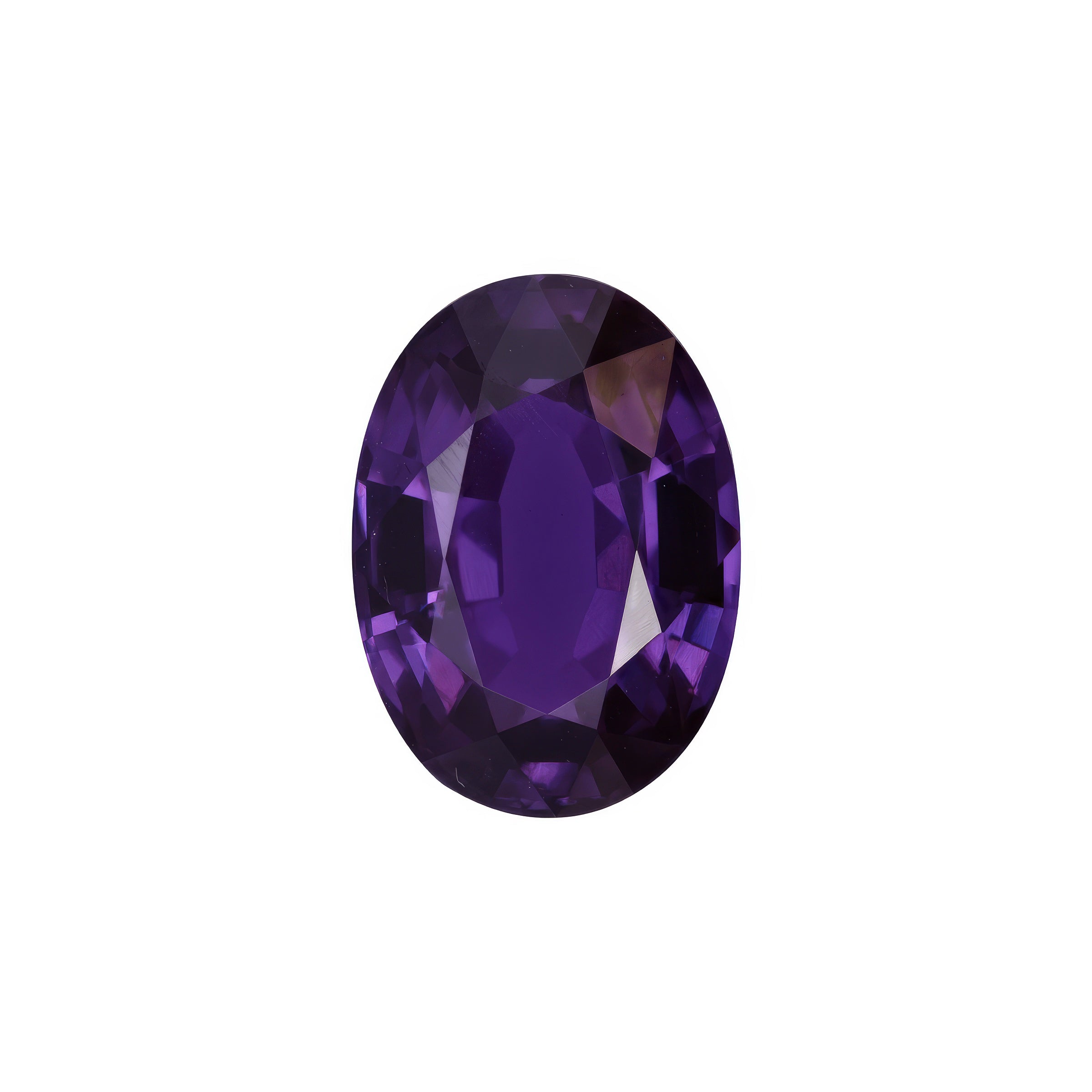 Heated Ceylon Purple Sapphire 5.189 ct — Oval