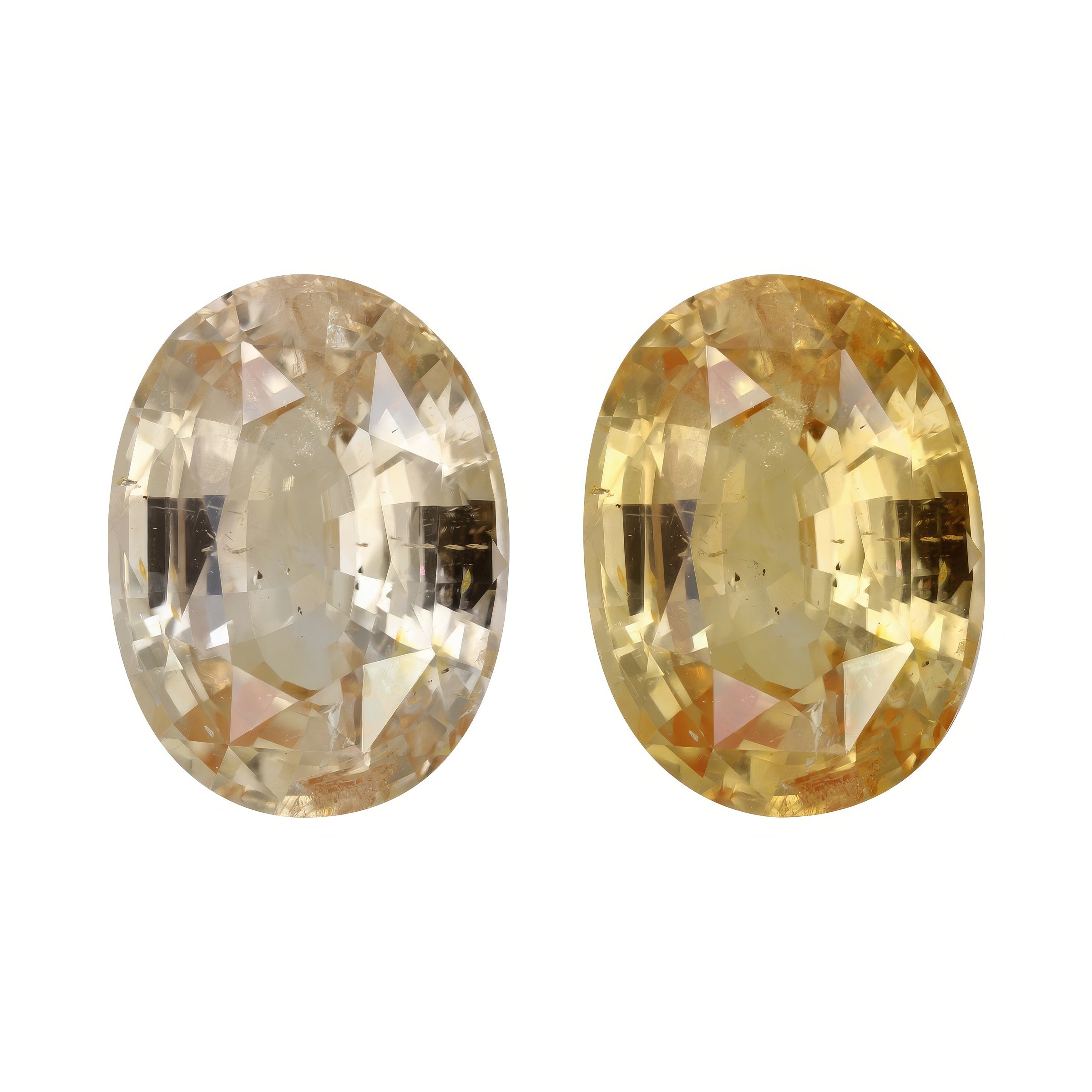 Orangey Yellow Chameleon Sapphire 7.52 ct - Oval
