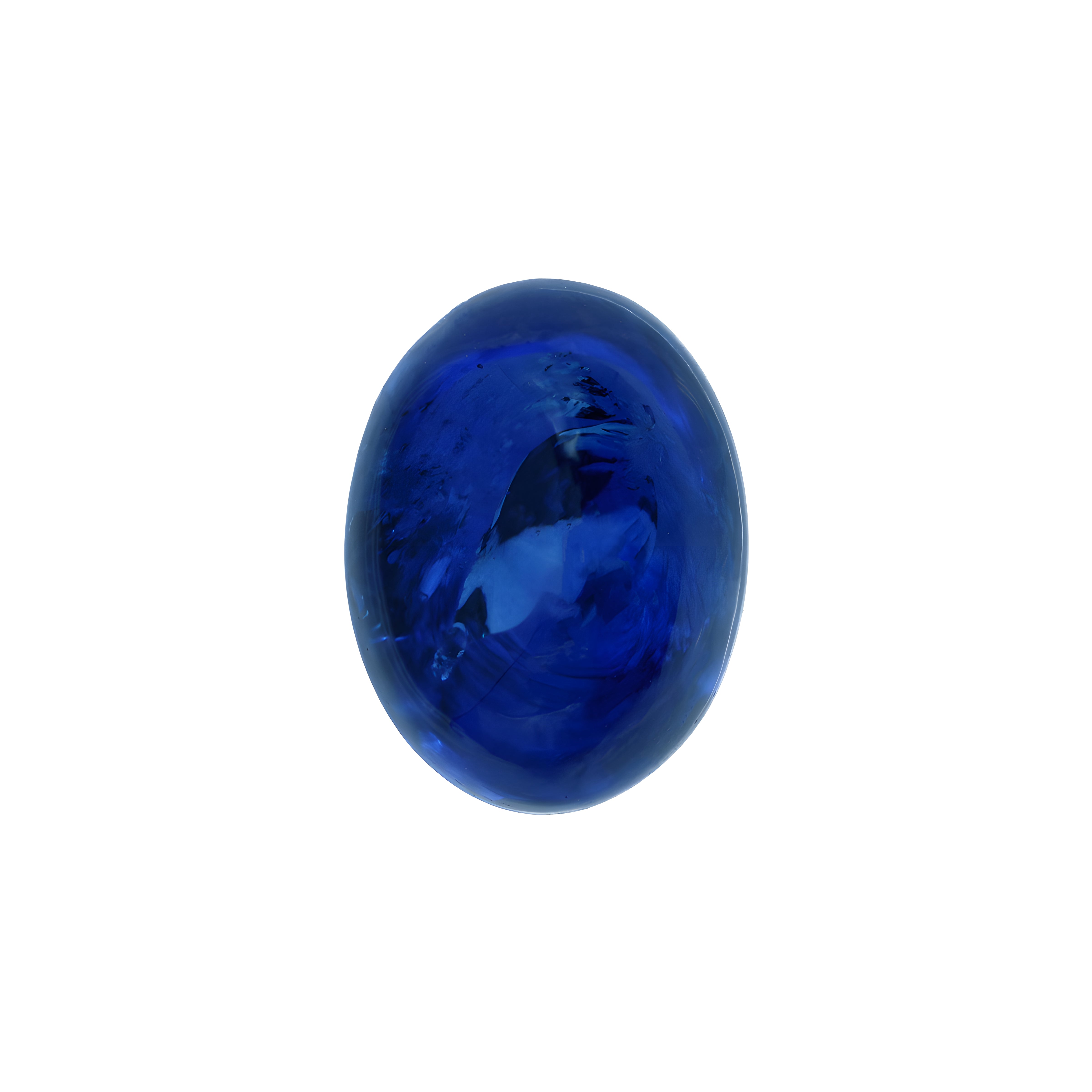 Heated Ceylon Royal Blue Sapphire Cabochon 9.040 ct — Oval