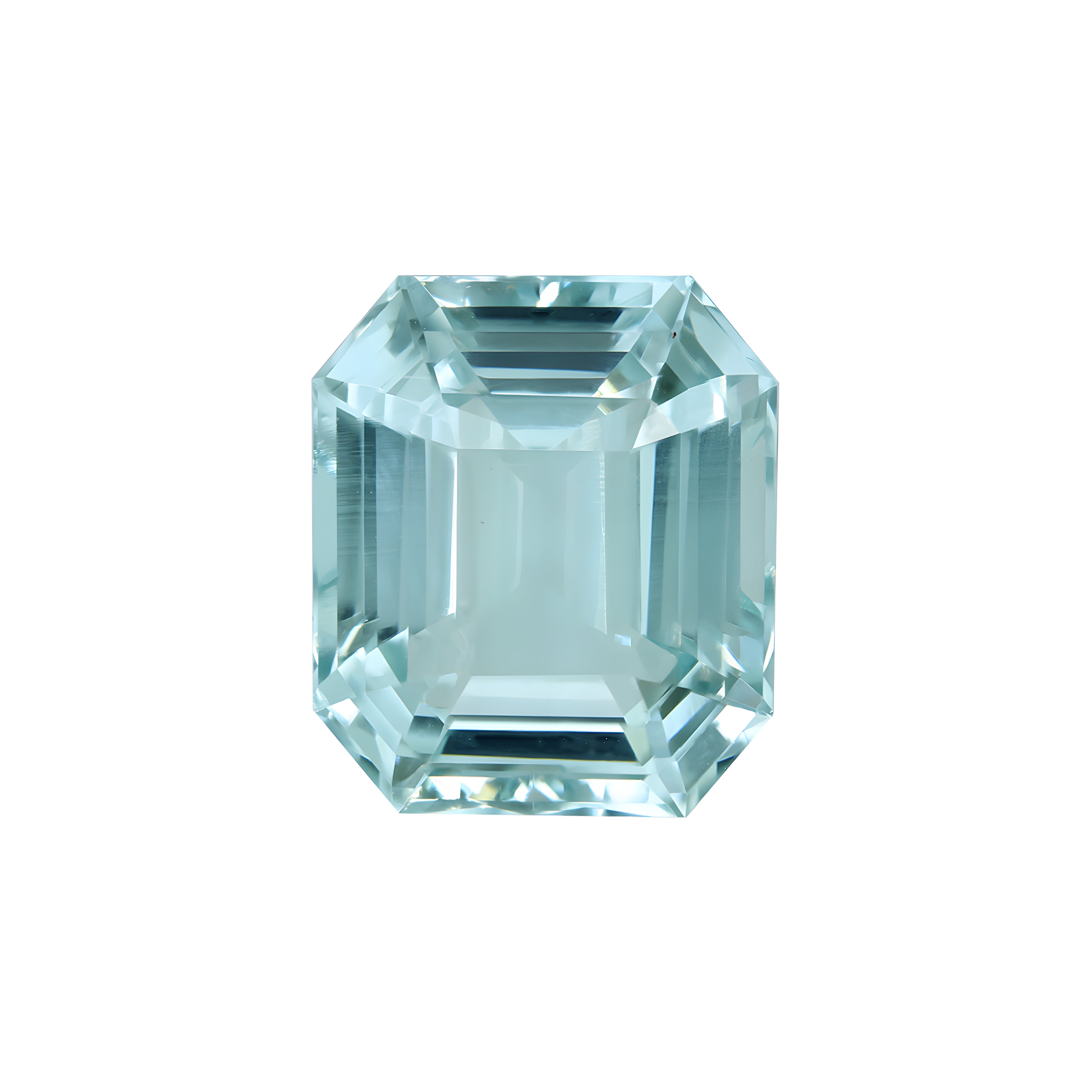 Blue Aquamarine 14.460 ct — Octagonal