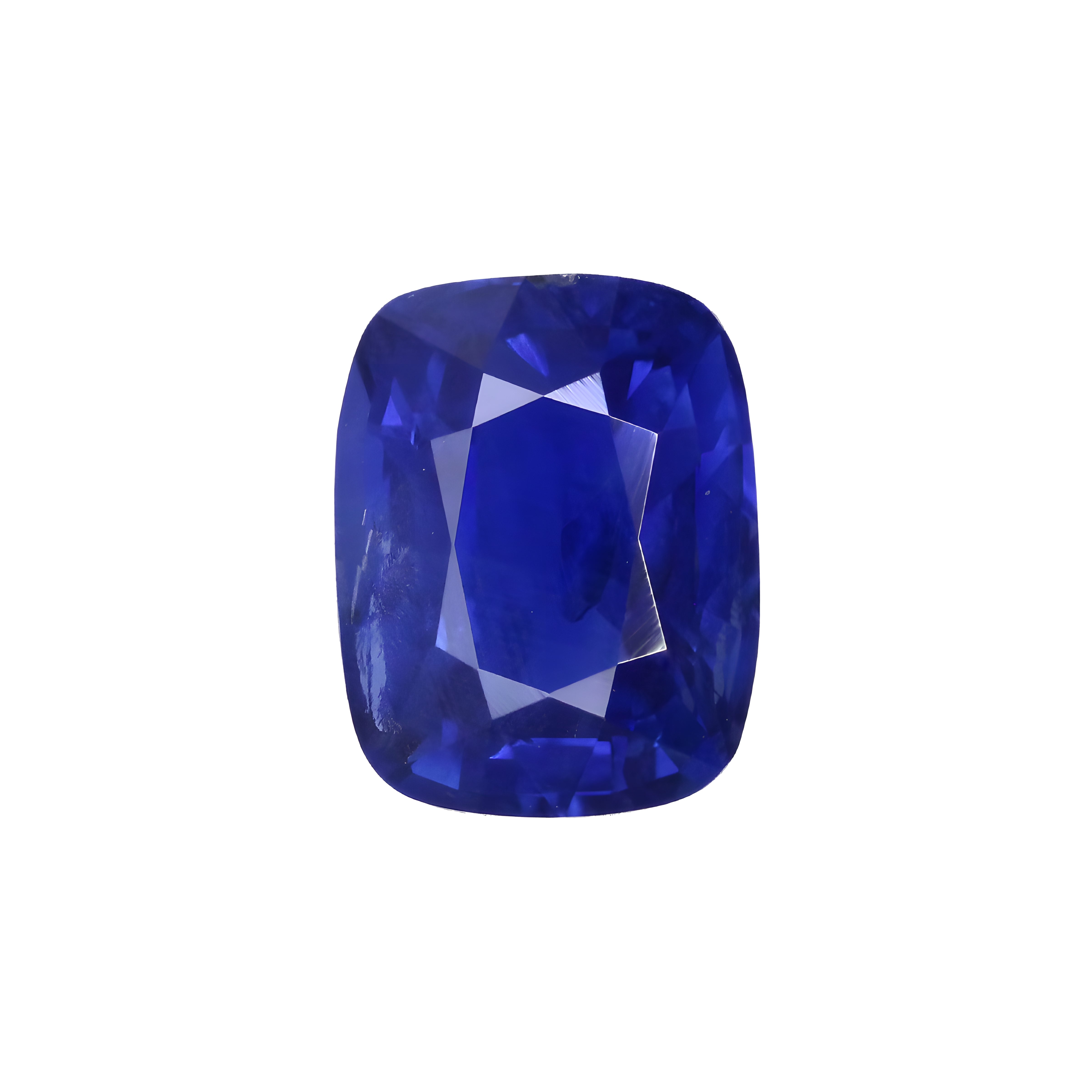 Téja Ceylon royal blue sapphire, 1.199 ct cushion, vivid blue