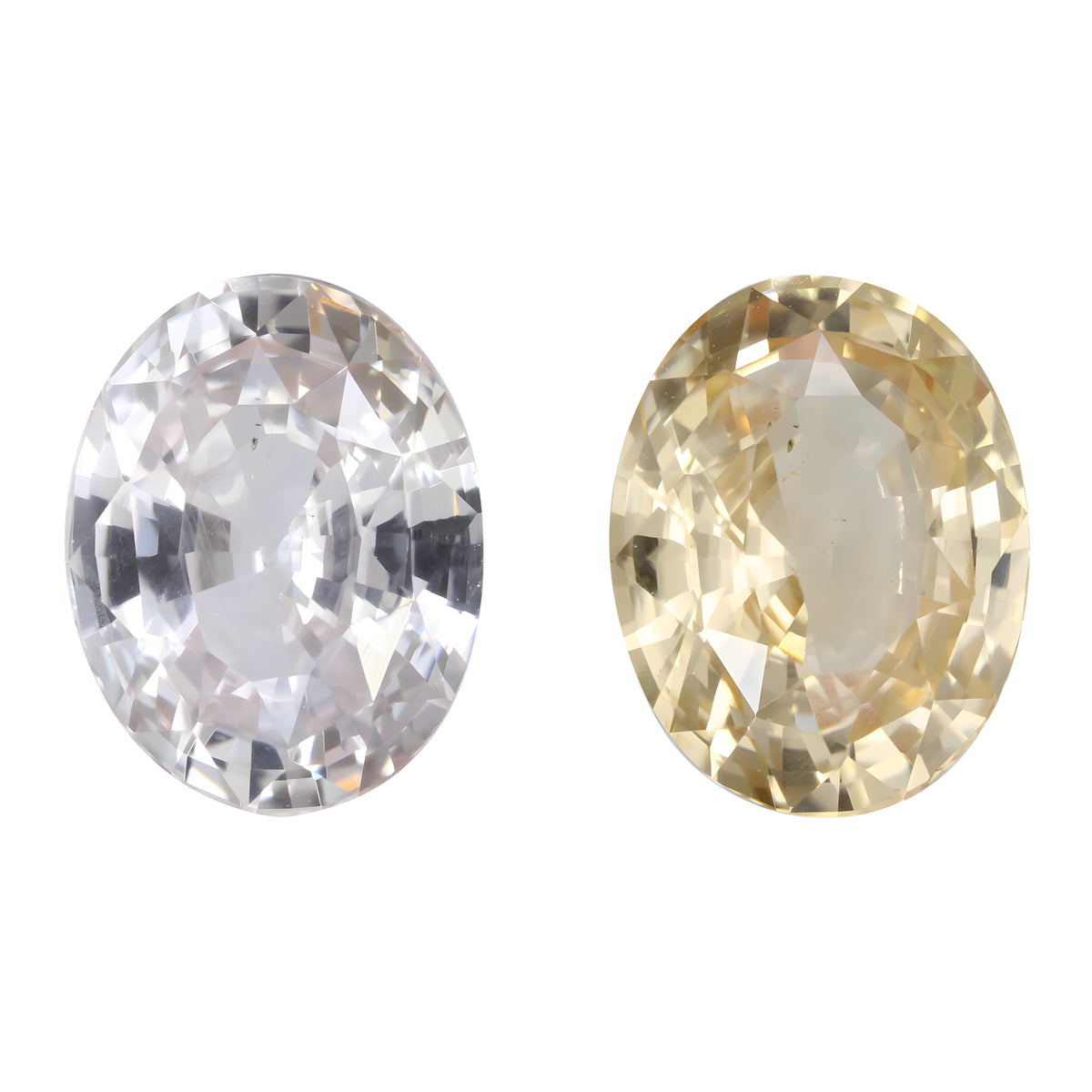 Téja Ceylon yellow sapphire, 3.031 ct oval, light yellow to yellow, from Horaketiya, Ratnapura