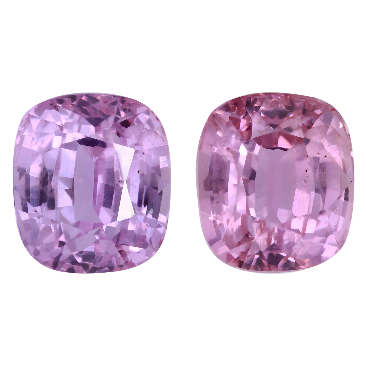 Téja Ceylon sapphire, 1.427 ct cushion, pink to orangy pink, from Horaketiya, Ratnapura