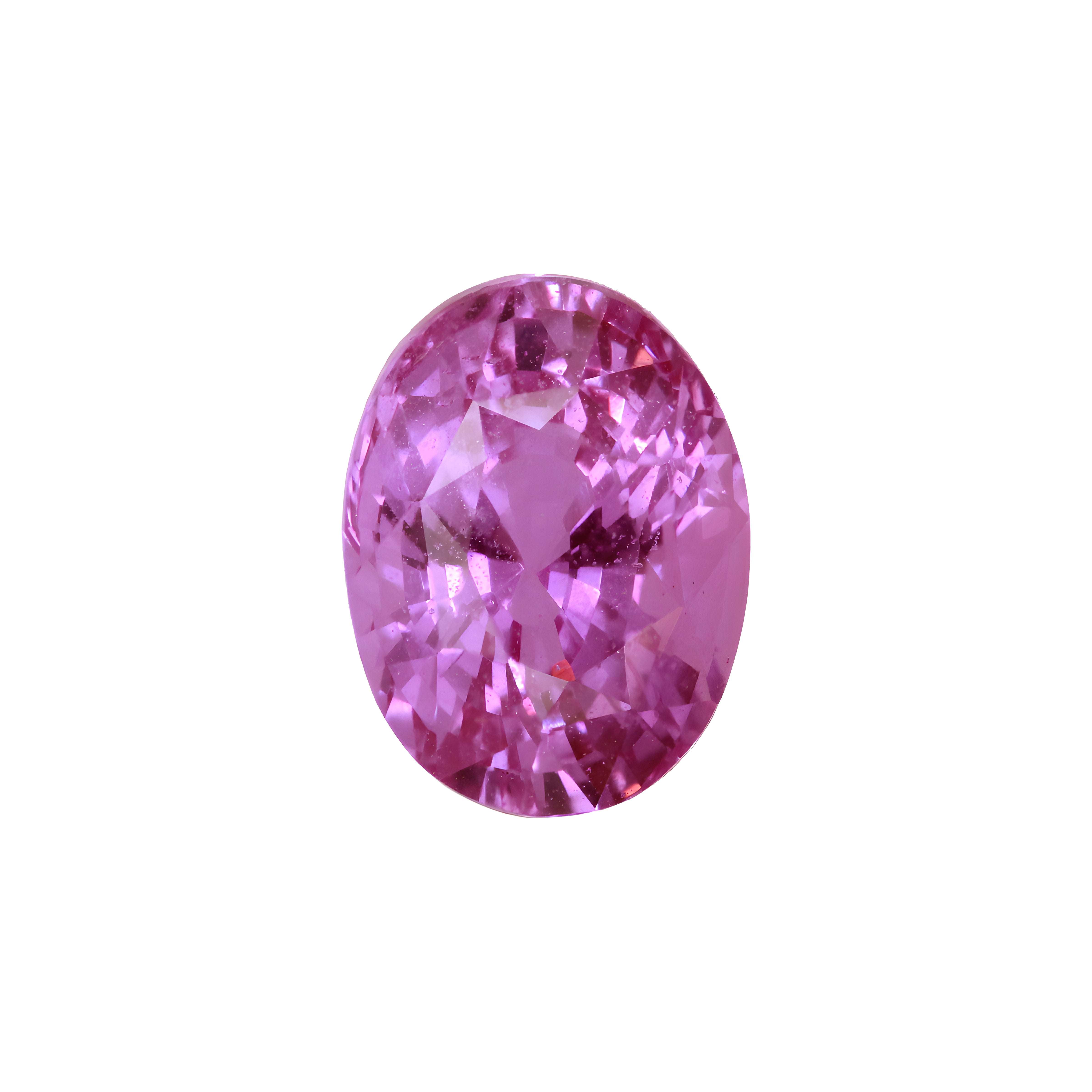 Heated Vivid Pink Madagascar Sapphire 3.006 ct — Oval