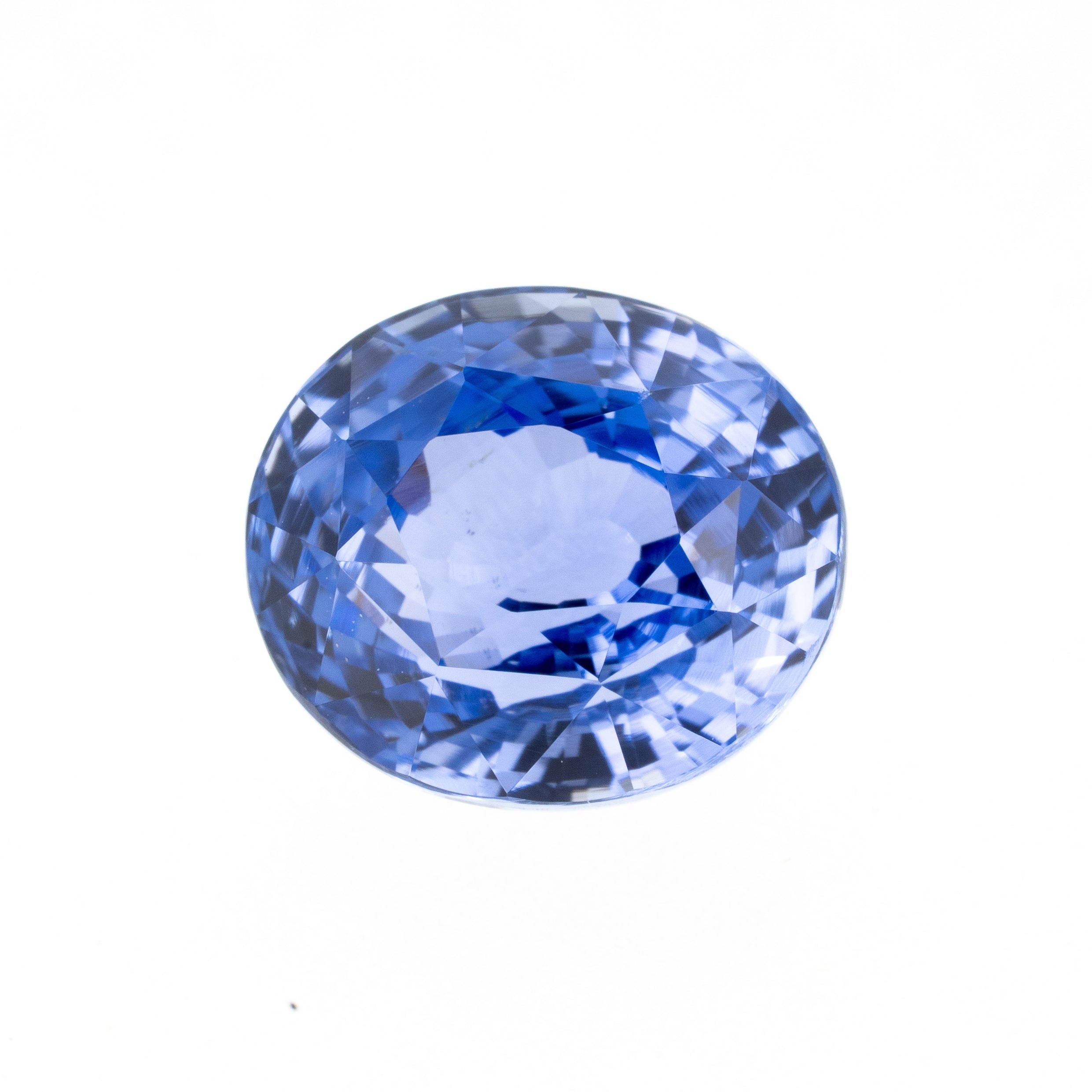 Ceylon Blue Sapphire 4.02 ct — Oval Brilliant