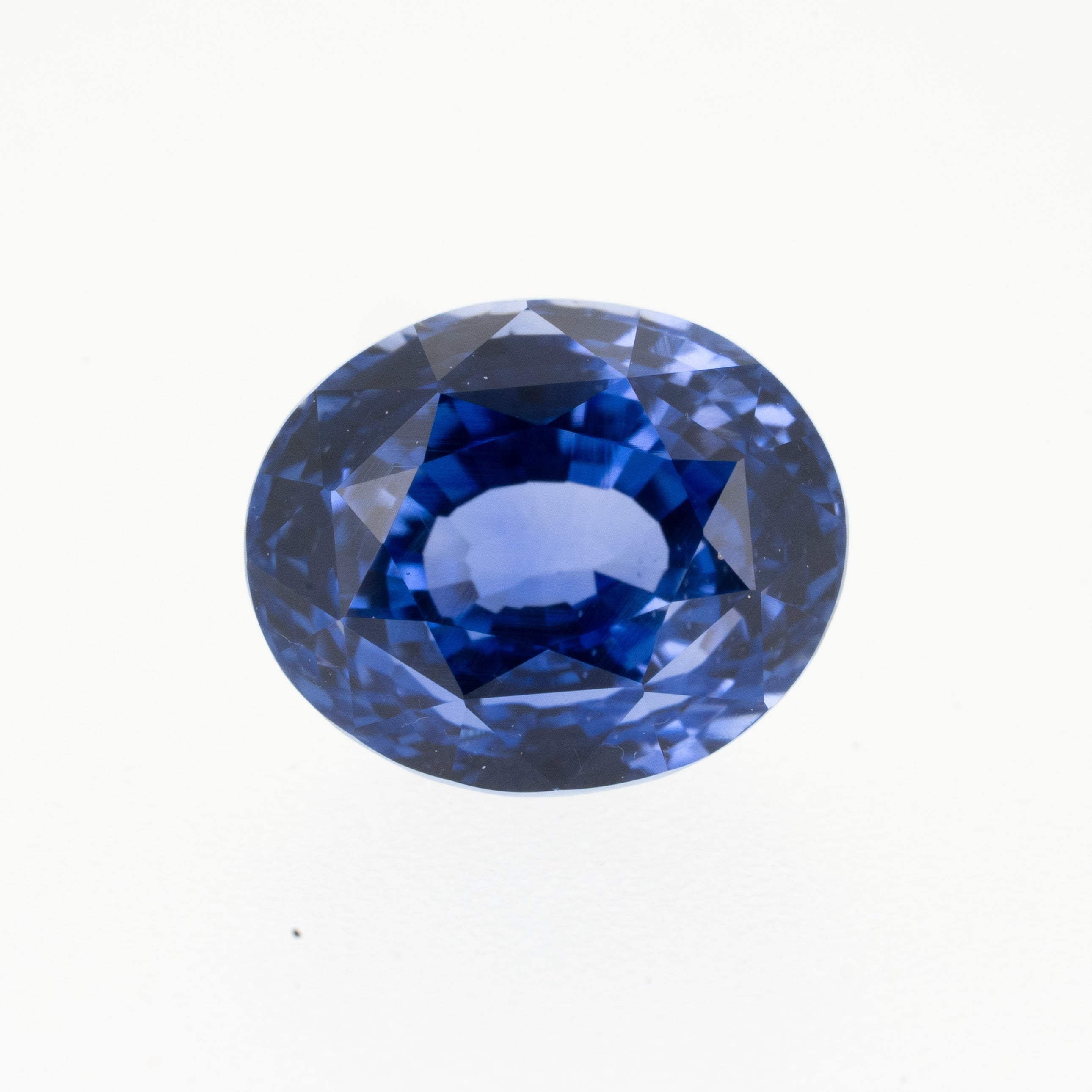 Ceylon Blue Sapphire 4.04 ct — Oval Brilliant