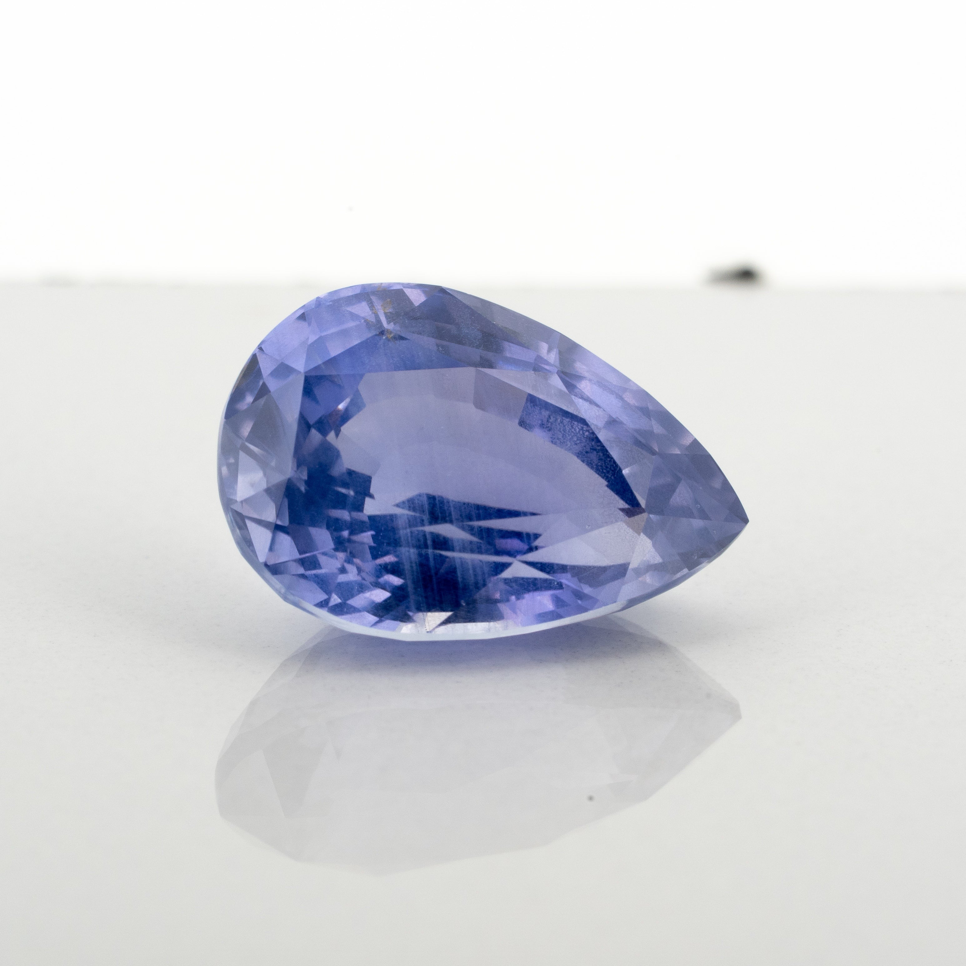 Violetish Blue Sapphire 6.5 ct - Pear